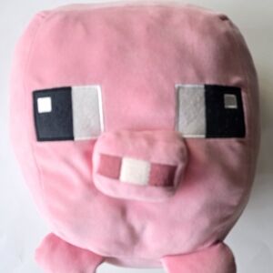 Minecraft pig plush Squishmallow.